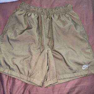 Nike Men's Beige Athletic Shorts